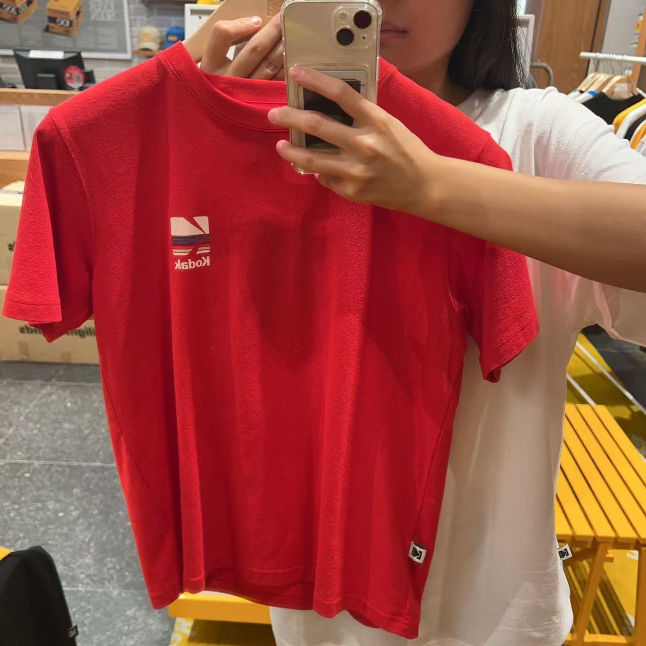 韓國 Kodak Rainbow Sorona Short Sleeve T-Shirt【KK006】