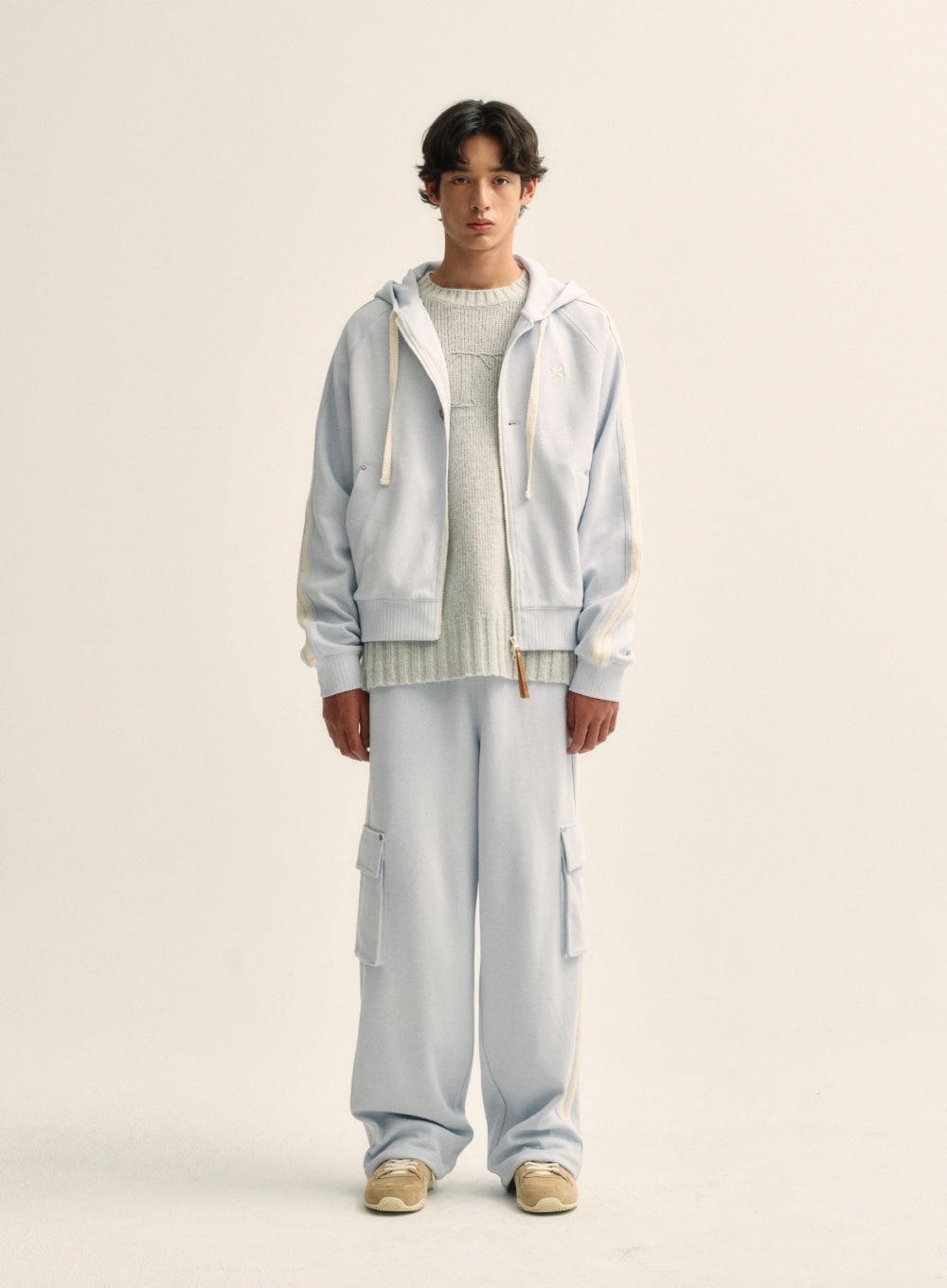 韓國 Satur Lawton Loose Fit Hood Zip-up【SR017】
