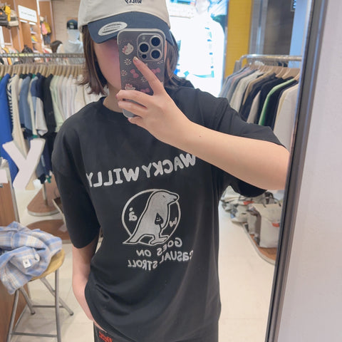 韓國 Wacky Willy Goes On Casual stroll T-shirt【WW201】