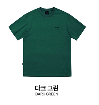 韓國 FCMM Relaxed fit crewneck T-shirt【FM007】