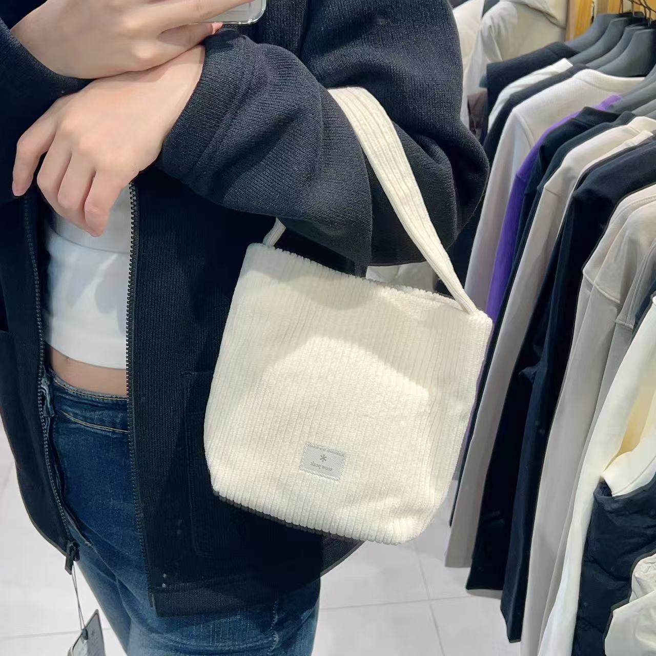 韓國 Snowpeak Corduroy Mini Tote Bag【SN006】