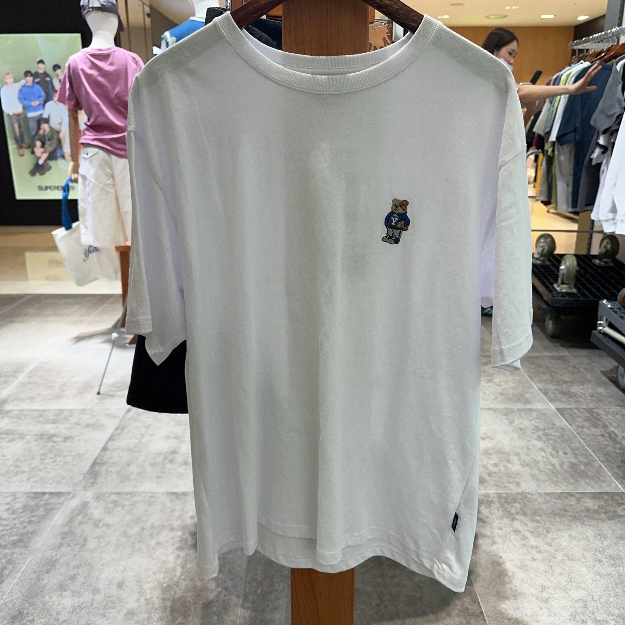 韓國 Yale 2 Pack Embroidered Dan T-Shirt【YA004】
