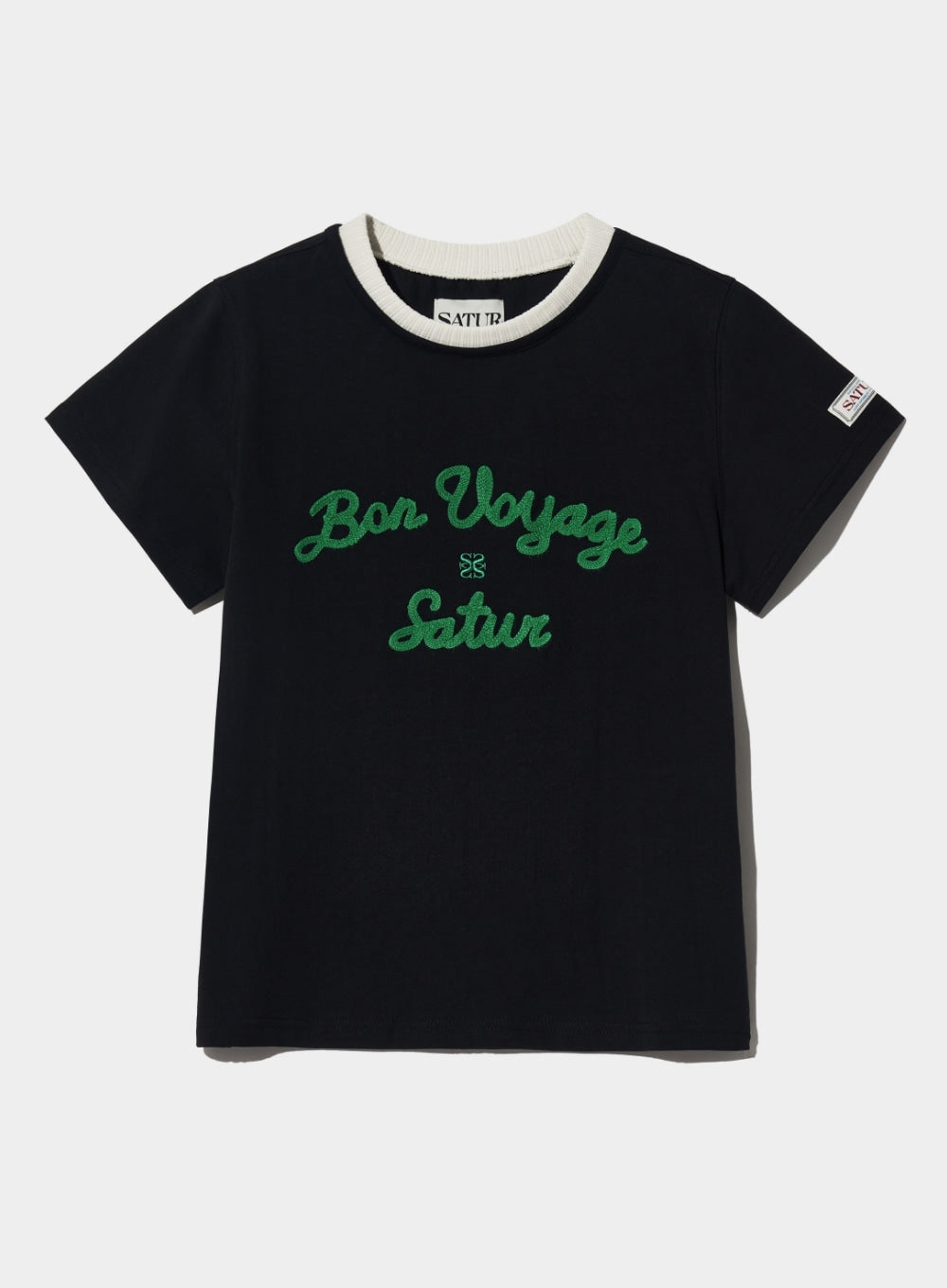 韓國 Satur (W) Satur Logo Voyage T-Shirt【SR008】