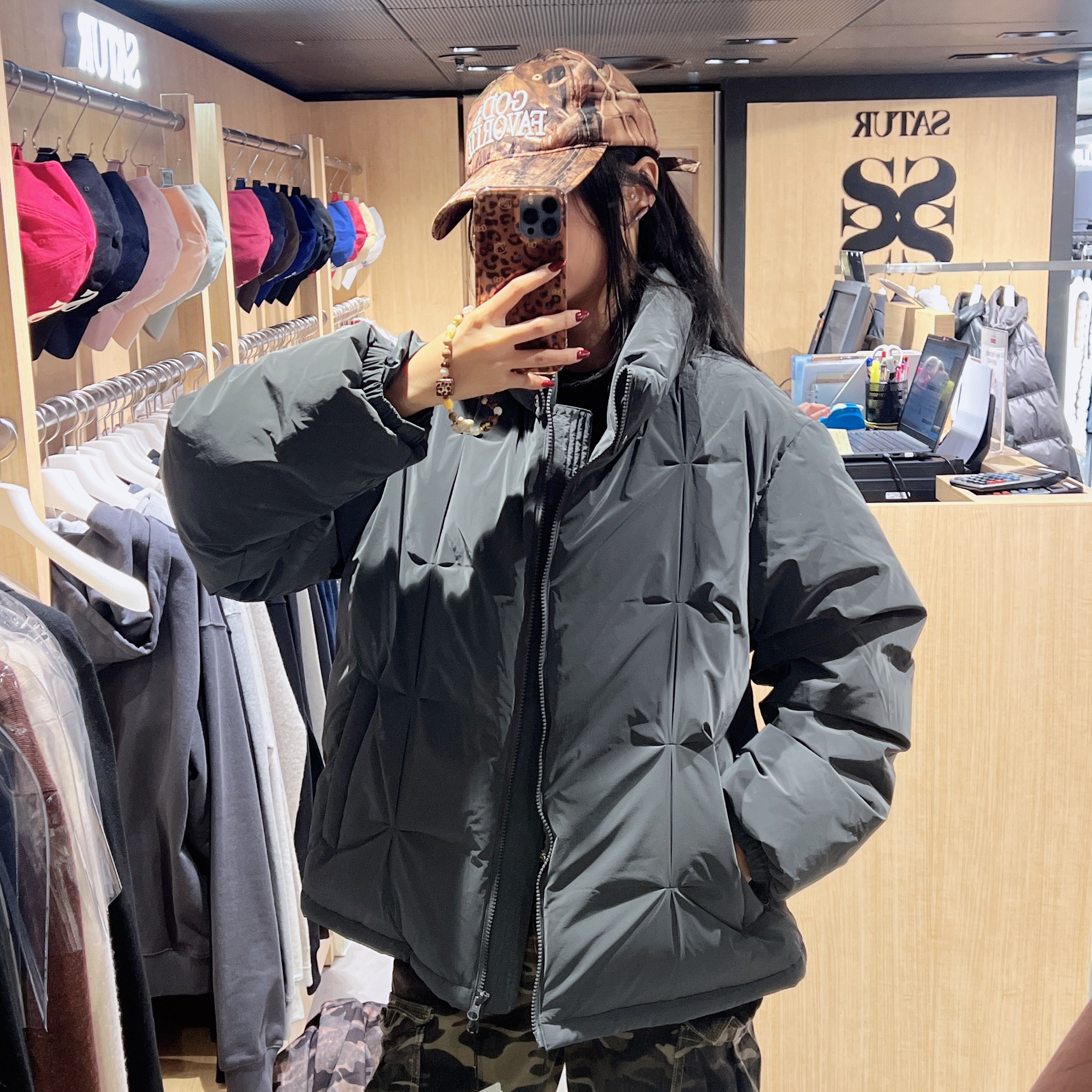 韓國 Satur Orta 2-Way Collar Duck Down (鴨絨)【SR190】