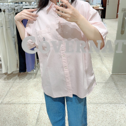 韓國 Covernat C Logo Pigment Shirt【CO179】
