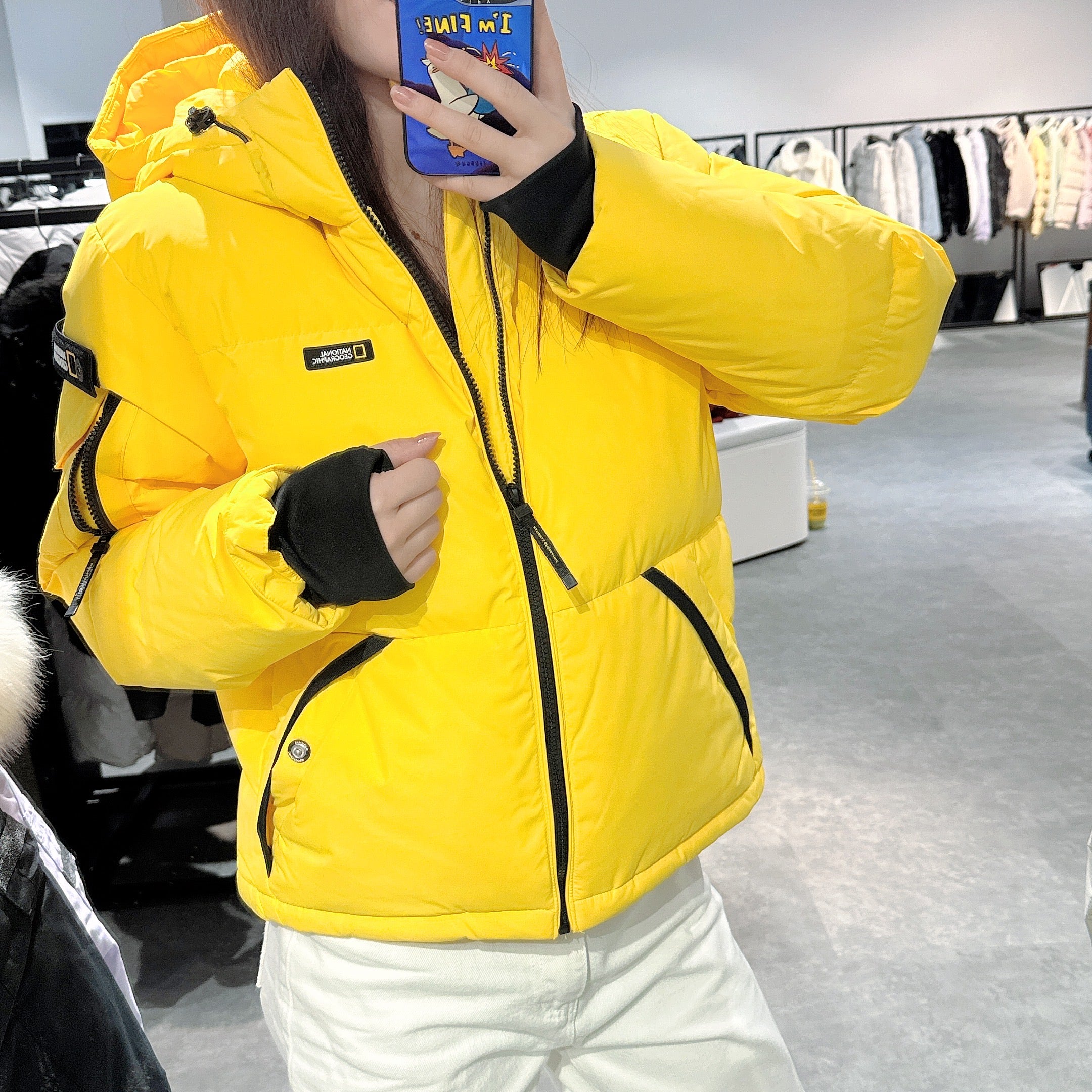 韓國 National Geographic Golden Mall Uni Short-Length Duck Down Jumper (鴨絨)【NG116】