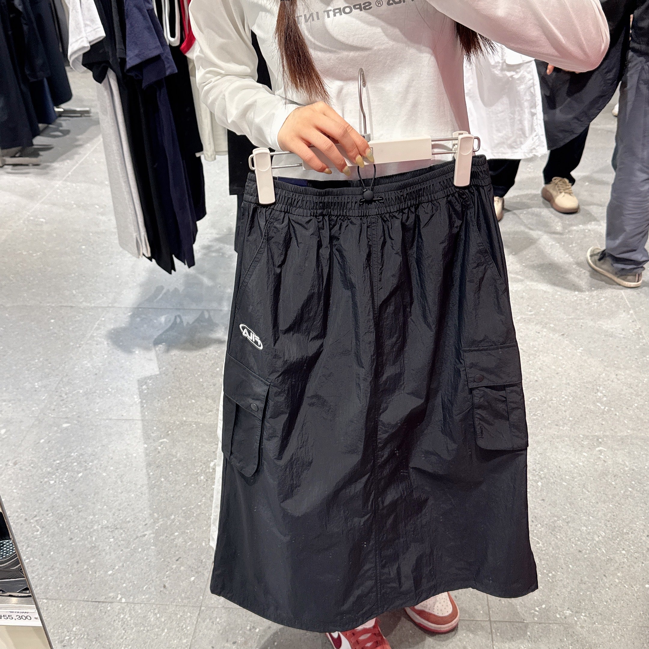 韓國 FILA Woven Pocket Skirt【FA344】
