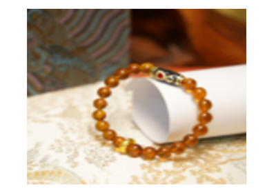 琥珀血蜜圓珠手串 8+mm【SE641】