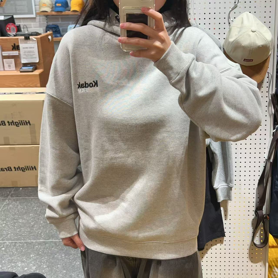 韓國 Kodak Everoop Big Logo Hoodie【KK014】