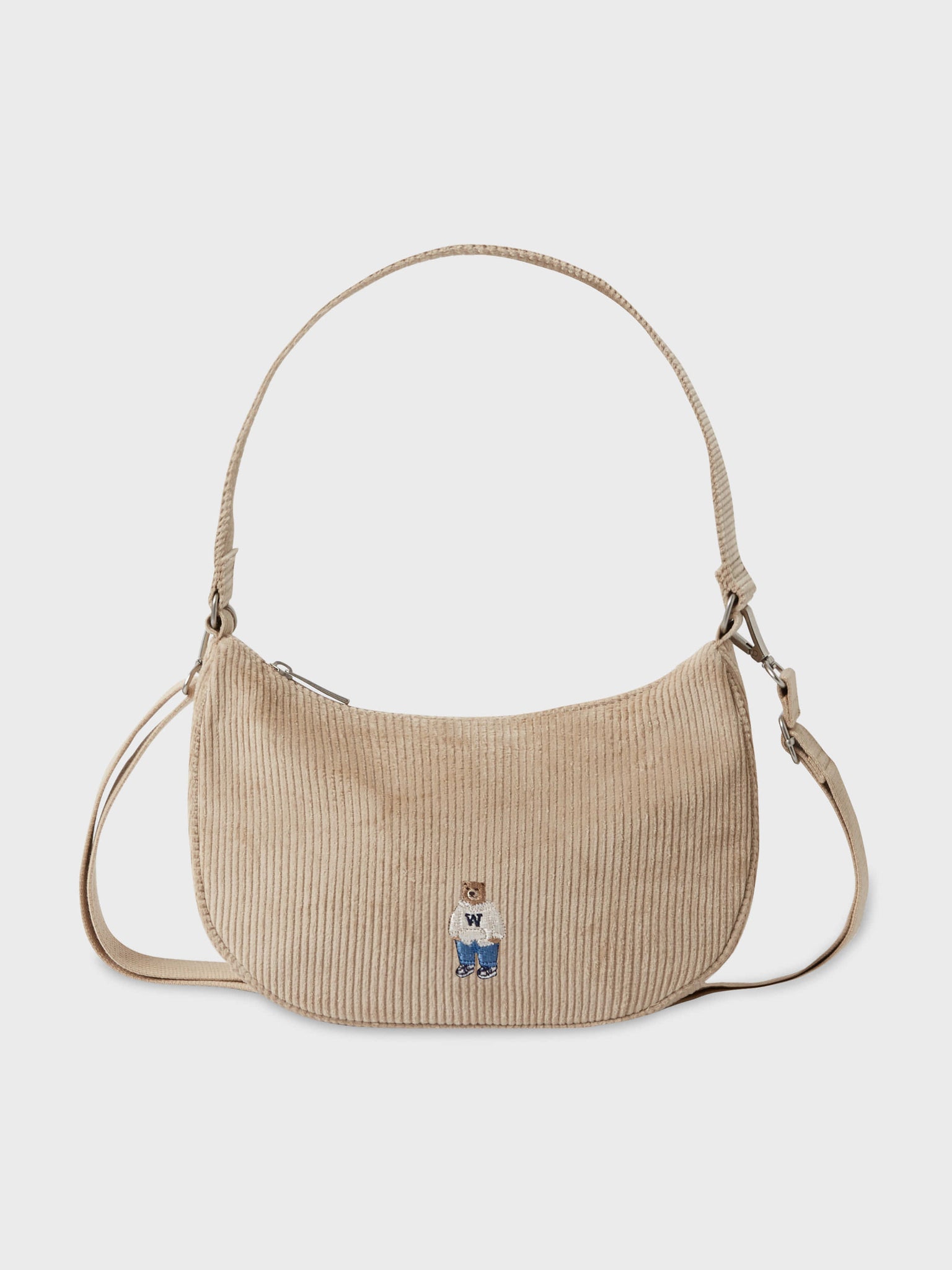 韓國 WhoAU Corduroy Hobo Bag【WA202】