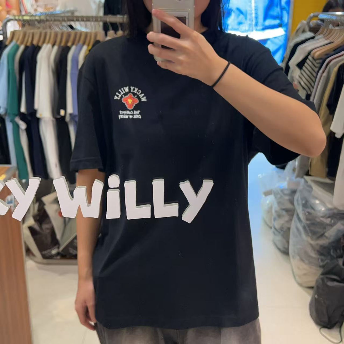 韓國 Wacky Willy Flower Kiki Short Sleeve T-Shirt【WW001】