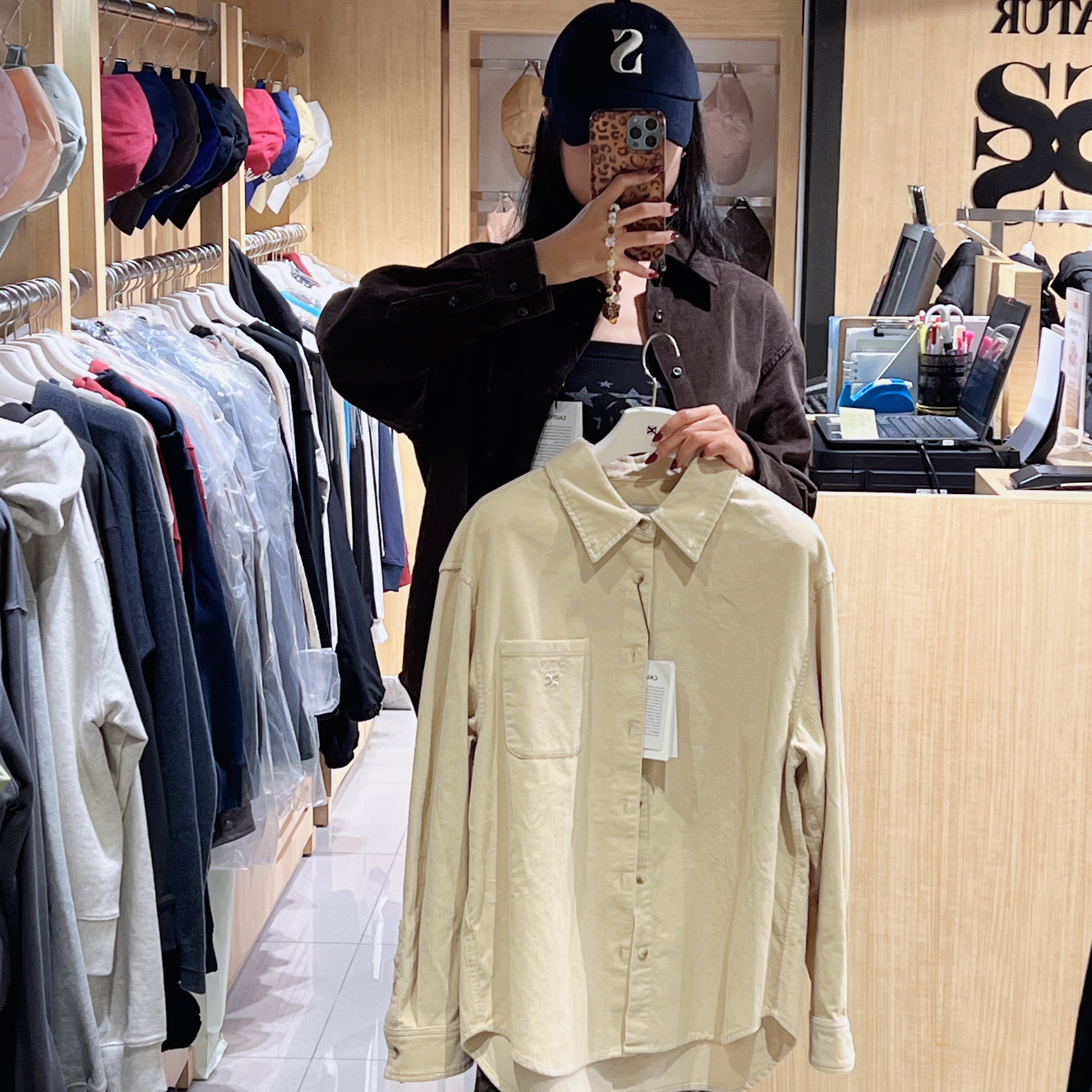 韓國 Satur Soft Corduroy Shirt【SR214】