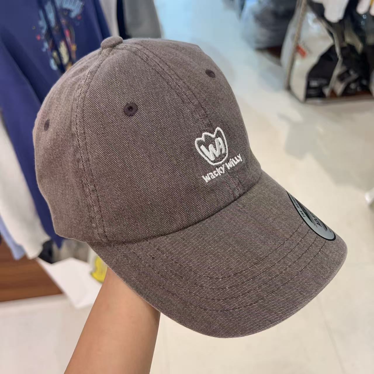 韓國 Wacky Willy Pigment Washed Ball Cap【WW040】