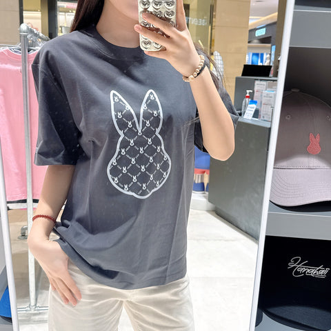韓國 HANAHAII 基本款滿標純棉 T-Shirt【HA037】 - STT Mall HK 靚太網購