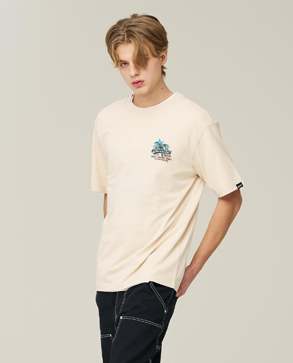 韓國 Superdry Original Palm Tree T-Shirt【SU116】