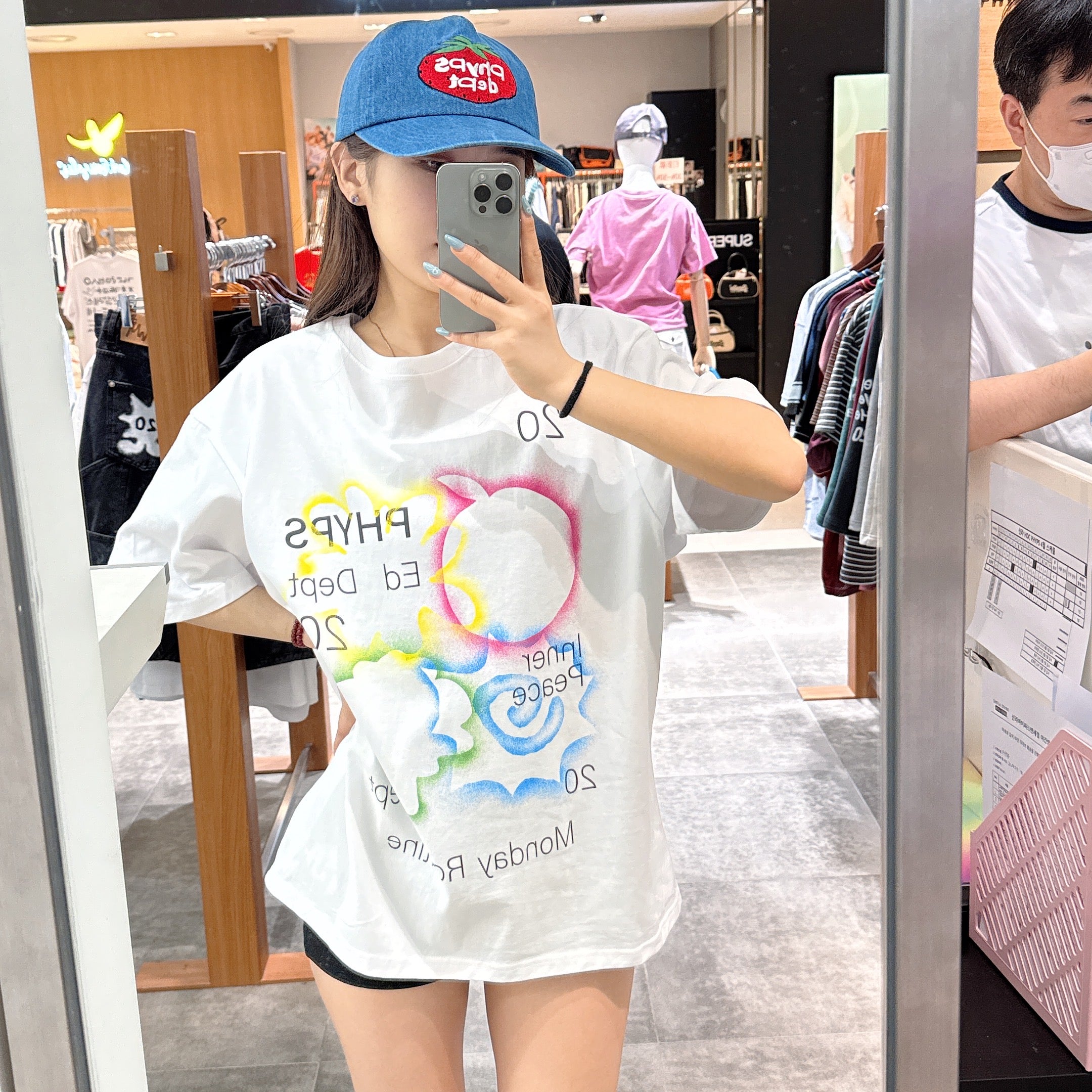 韓國 Phyps Spray Emoji Short Sleeve T-Shirt【PH023】