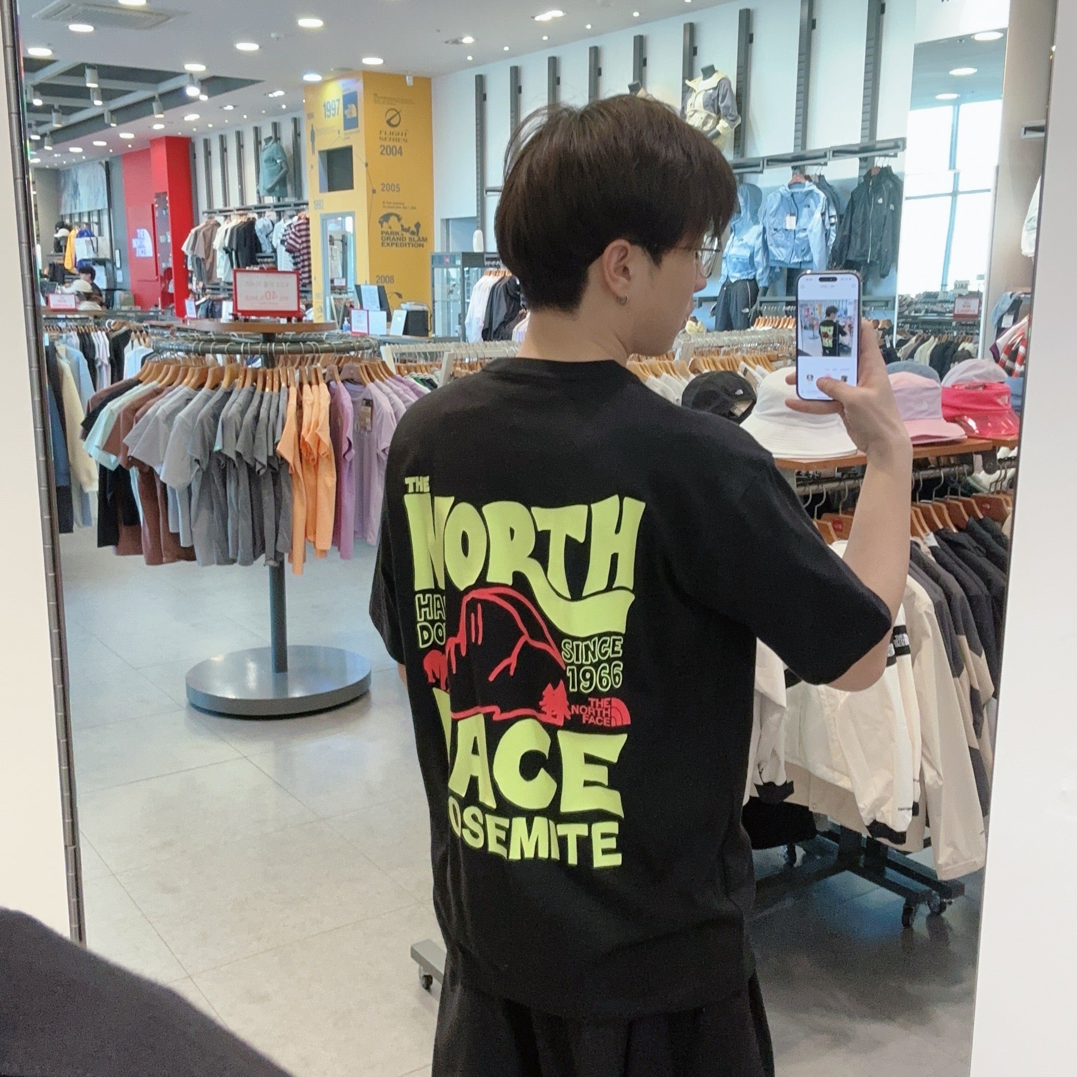 韓國 The North Face Half Dome Short Sleeve Round T-SHIRT【NF106】