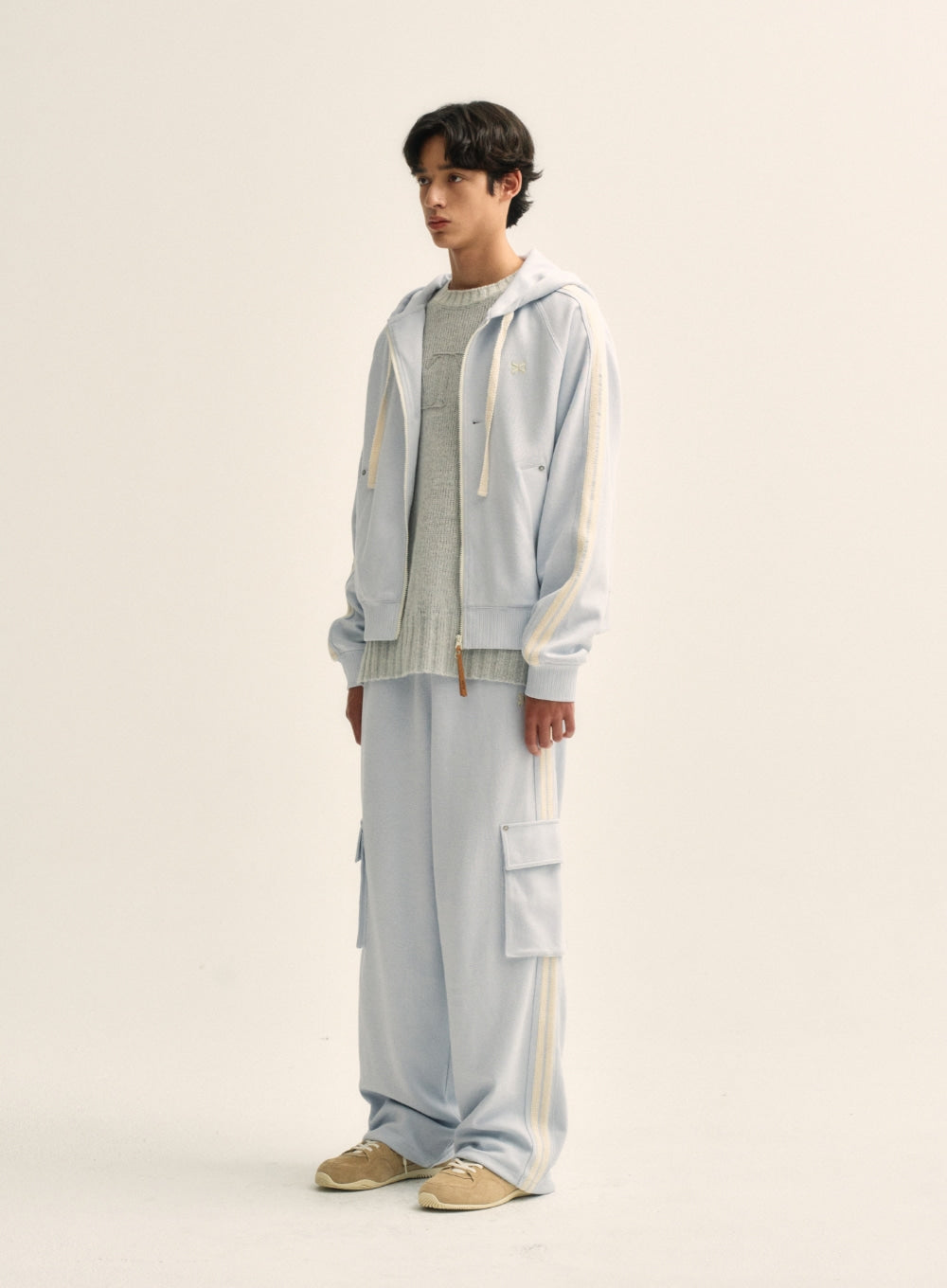 韓國 Satur Lawton Loose Fit Hood Zip-up【SR017】