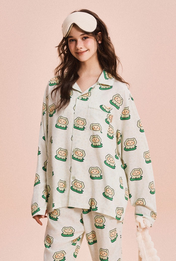 韓國 SPAO Mangomi Long Sleeve Pajamas【SP326】