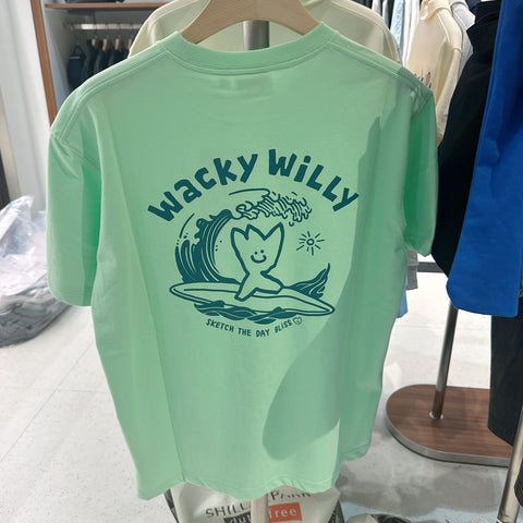 韓國 Wacky Willy Surf Crew T-shirt【WW196】