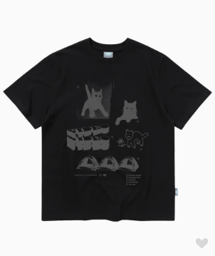 韓國 Video Jockey Hipster T-shirt【VJ029】
