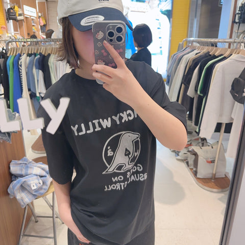 韓國 Wacky Willy Goes On Casual stroll T-shirt【WW201】