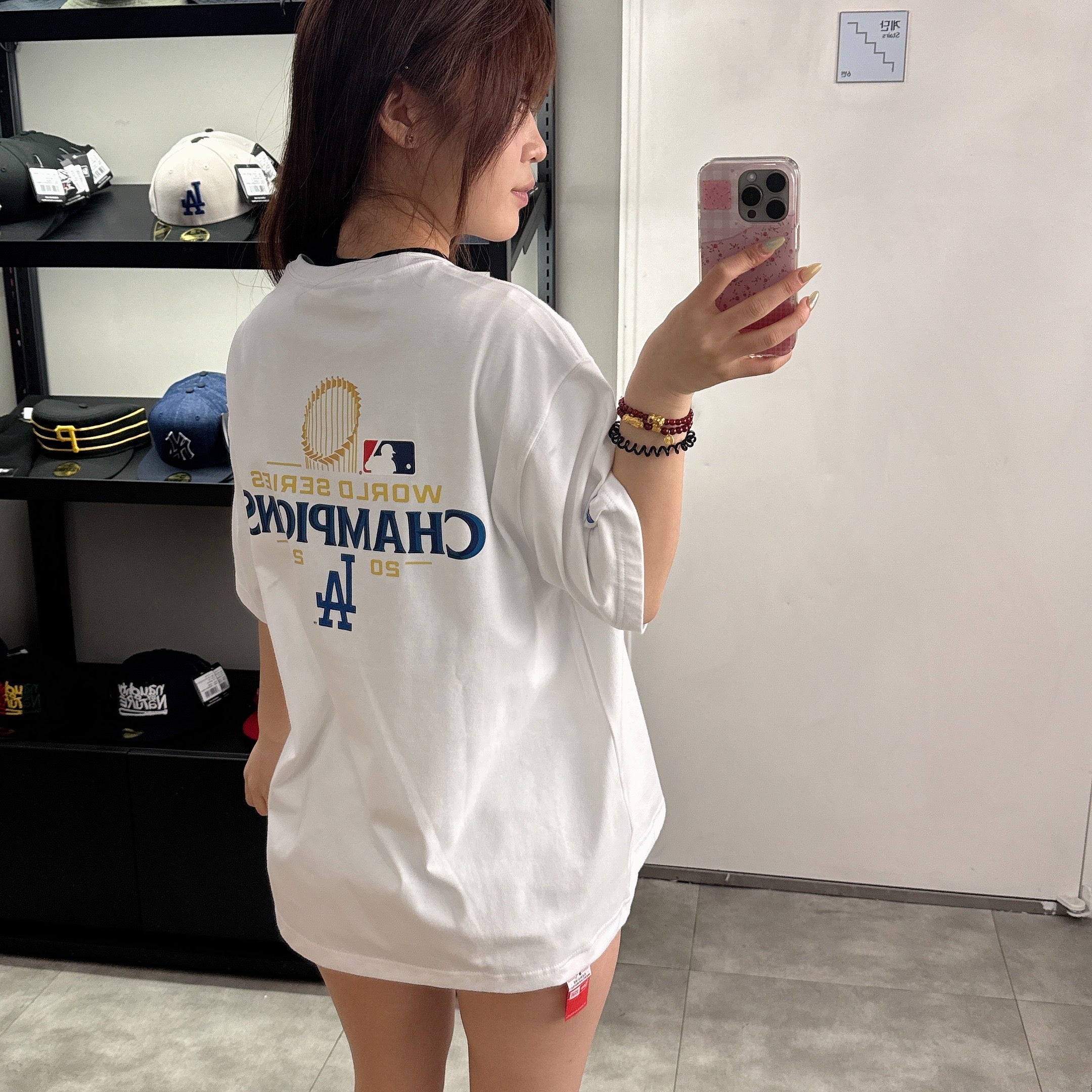 韓國 New Era MLB LA Dodgers World Series Champions T-Shirt【NE200】