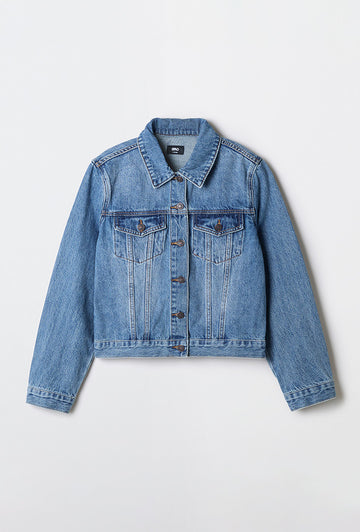 韓國 SPAO Women's Denim Trucker Jacket【SP333】