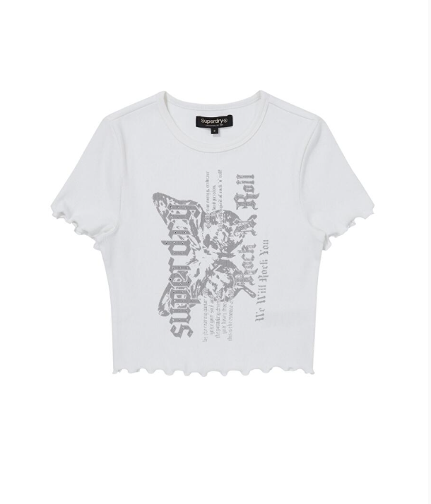 韓國 Superdry Butterfly Lip T-Shirt【SU039】