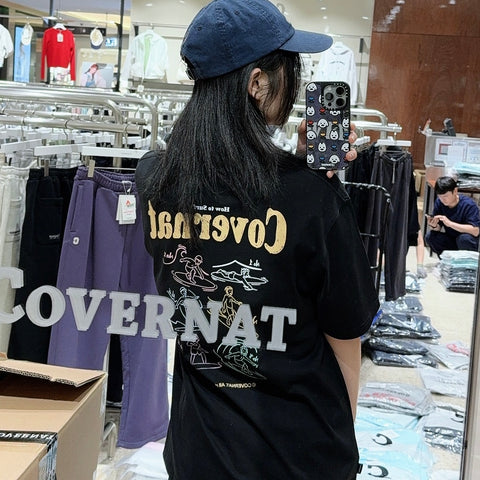 韓國 Covernat Seabing Graphic Logo T-Shirt【CO173】