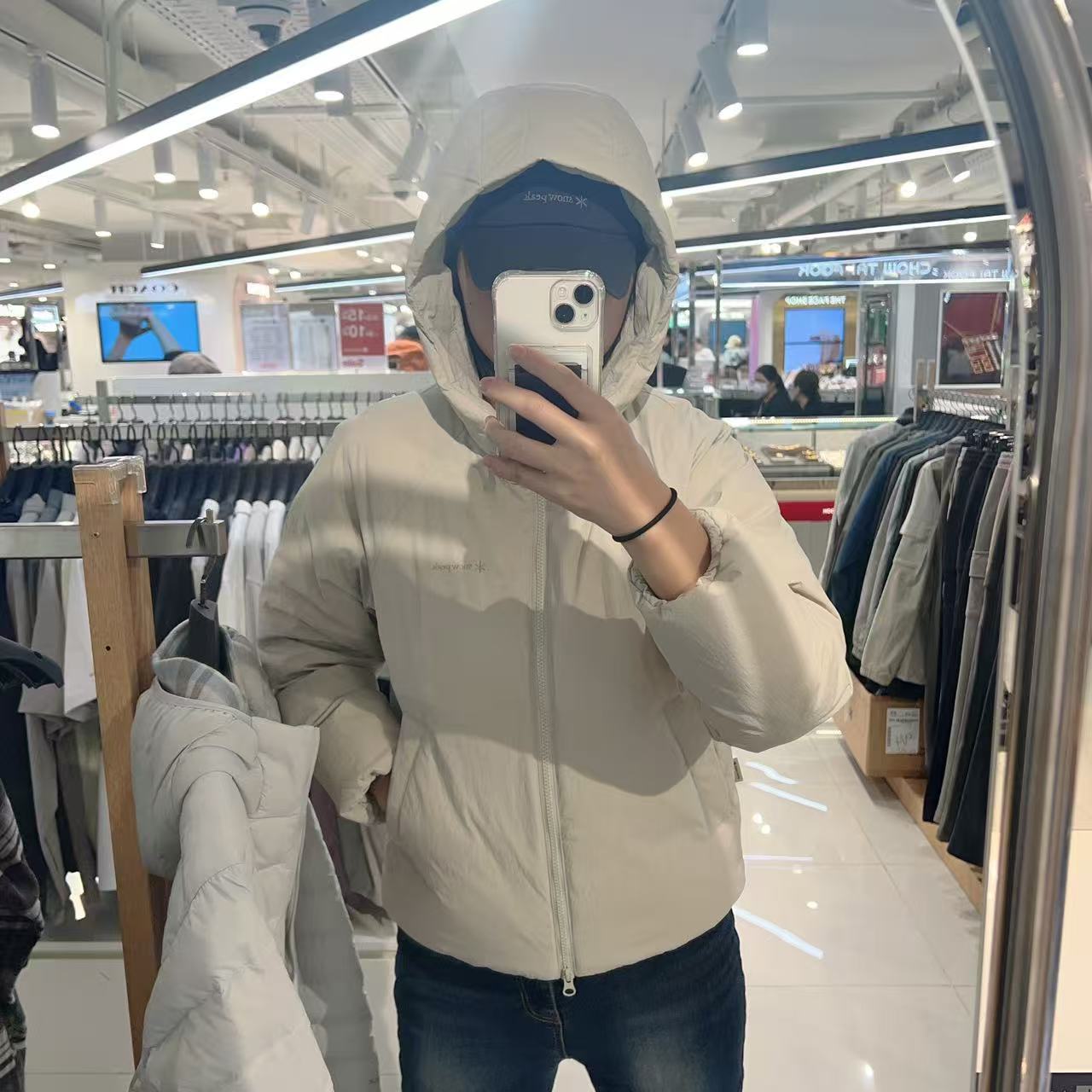韓國 Snowpeak Land Women's Hooded Lightweight Down Jacket【SN035】