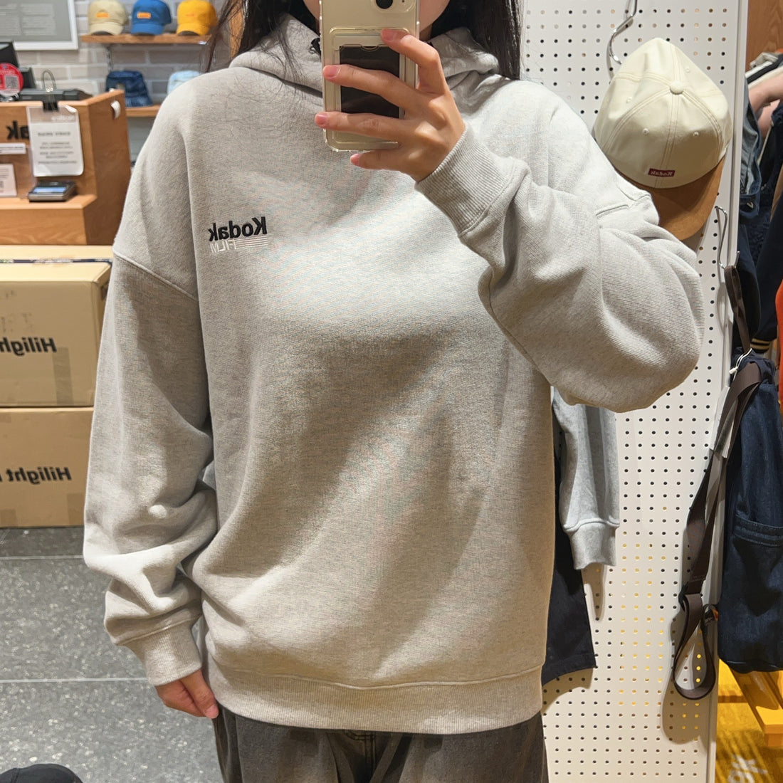 韓國 Kodak Everoop Big Logo Hoodie【KK014】