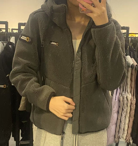 【現貨】韓國 National Geographic Costoni Fleece Poggle Full Zip-Up 【NG353】
