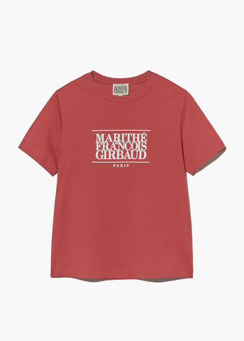 韓國 Marithe Francois Girbaud Women's CLASSIC LOGO T-SHIRTS【MF573】