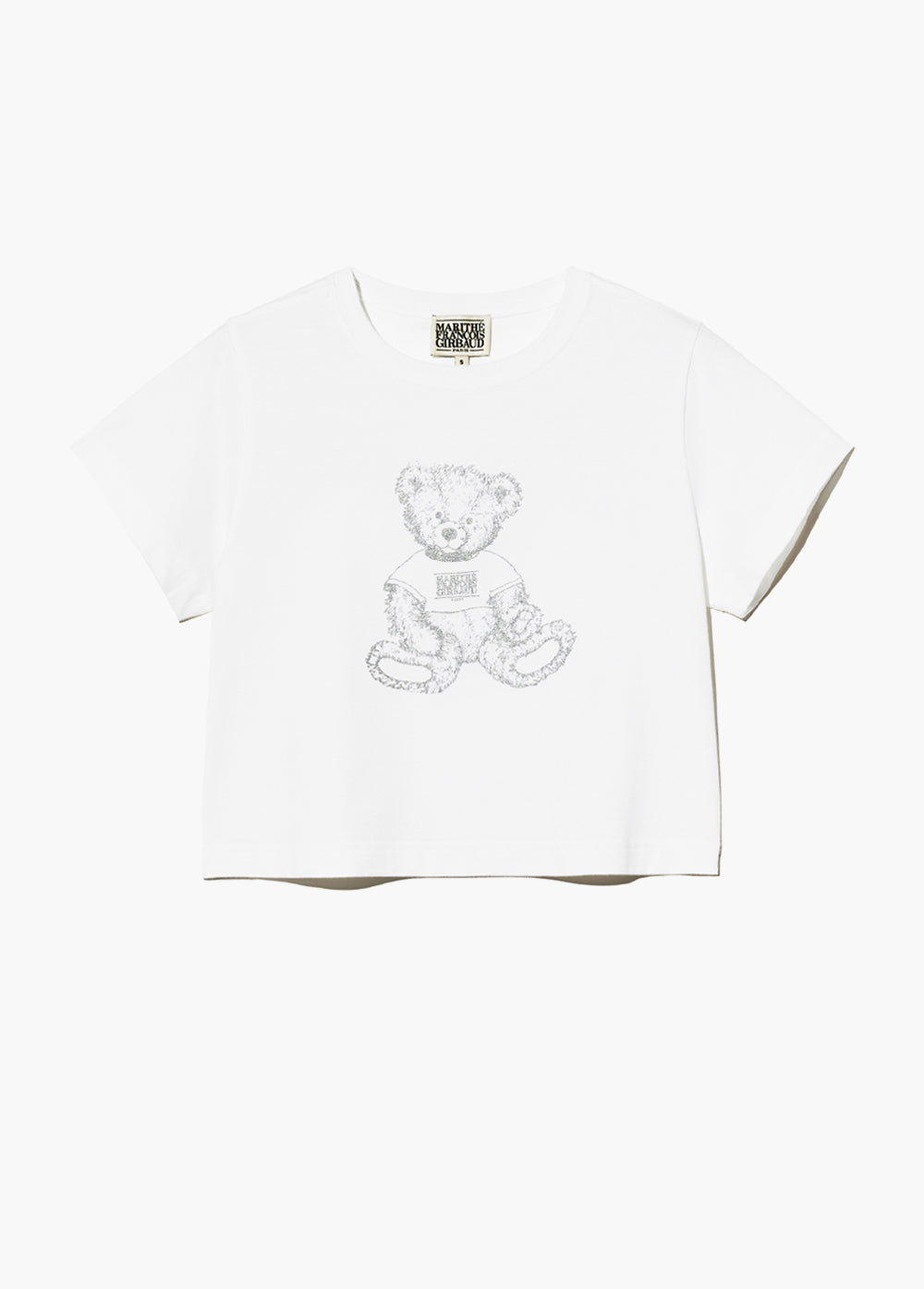 韓國 Marithe Francois Girbaud Bear Crop T-Shirt【MF508】