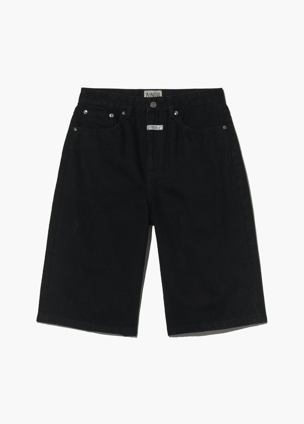 韓國 Marithe Francois Girbaud W LONG BERMUDA DENIM PANTS【MF597】