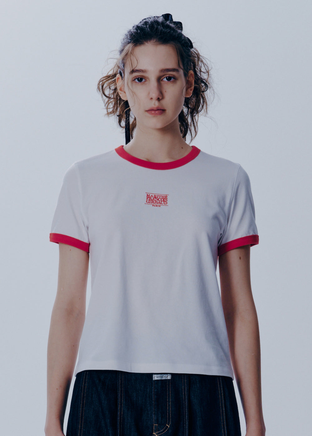 韓國 MFG W CLASSIC LOGO RINGER TEE 【MF164】