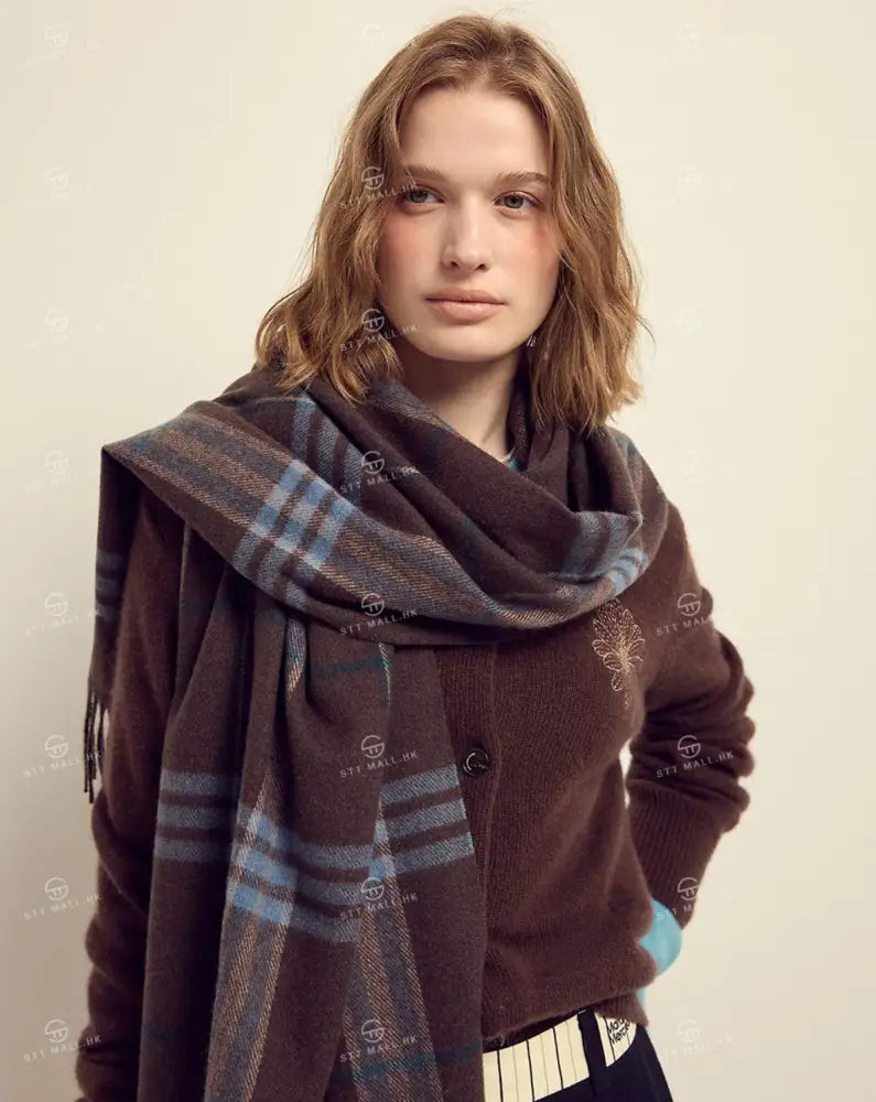 韓國 Mardi Mercredi Les Cadeaux Wool Muffler Check【MM179】 一般商品