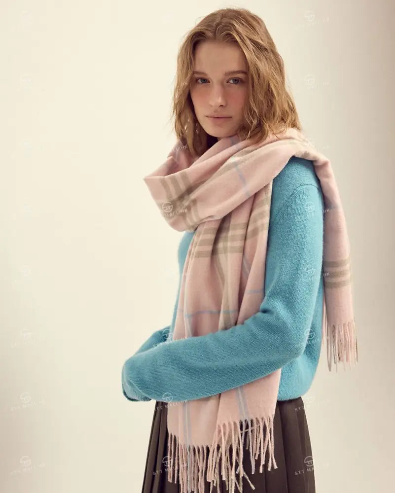 韓國 Mardi Mercredi Les Cadeaux Wool Muffler Check【MM179】 一般商品