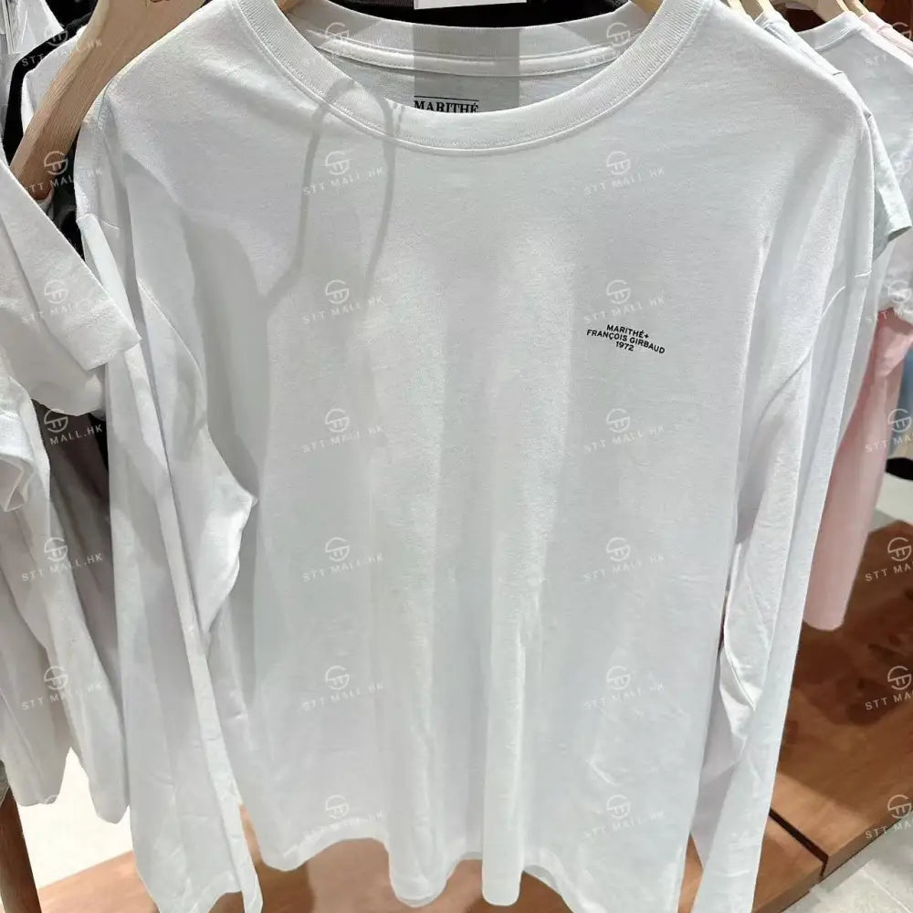 韓國 Marithe Francois Girbaud 2 Pack Lettering Logo Long Sleeve Tee【MD191】 一般商品