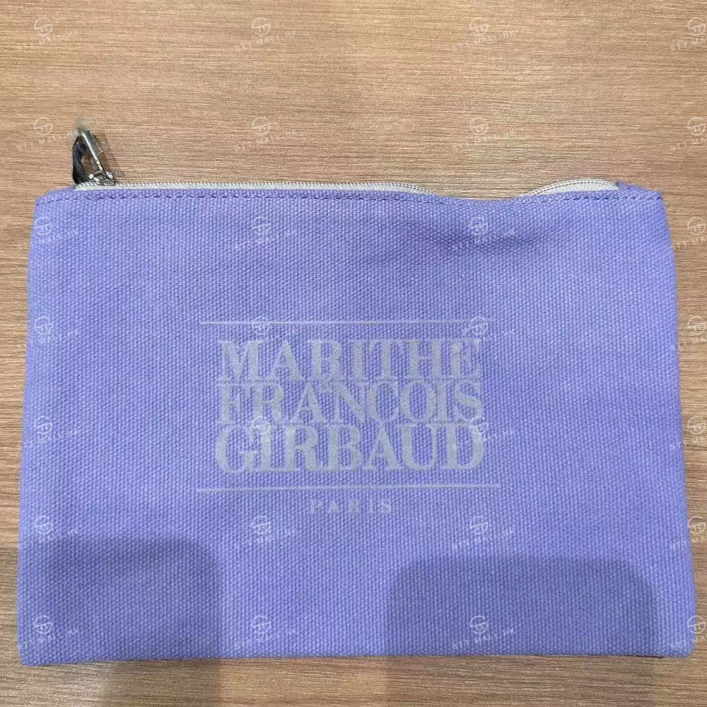韓國 Marithe Francois Girbaud Classic Logo Color Cotton Pouch【MD064】 Light Purple 一般商品