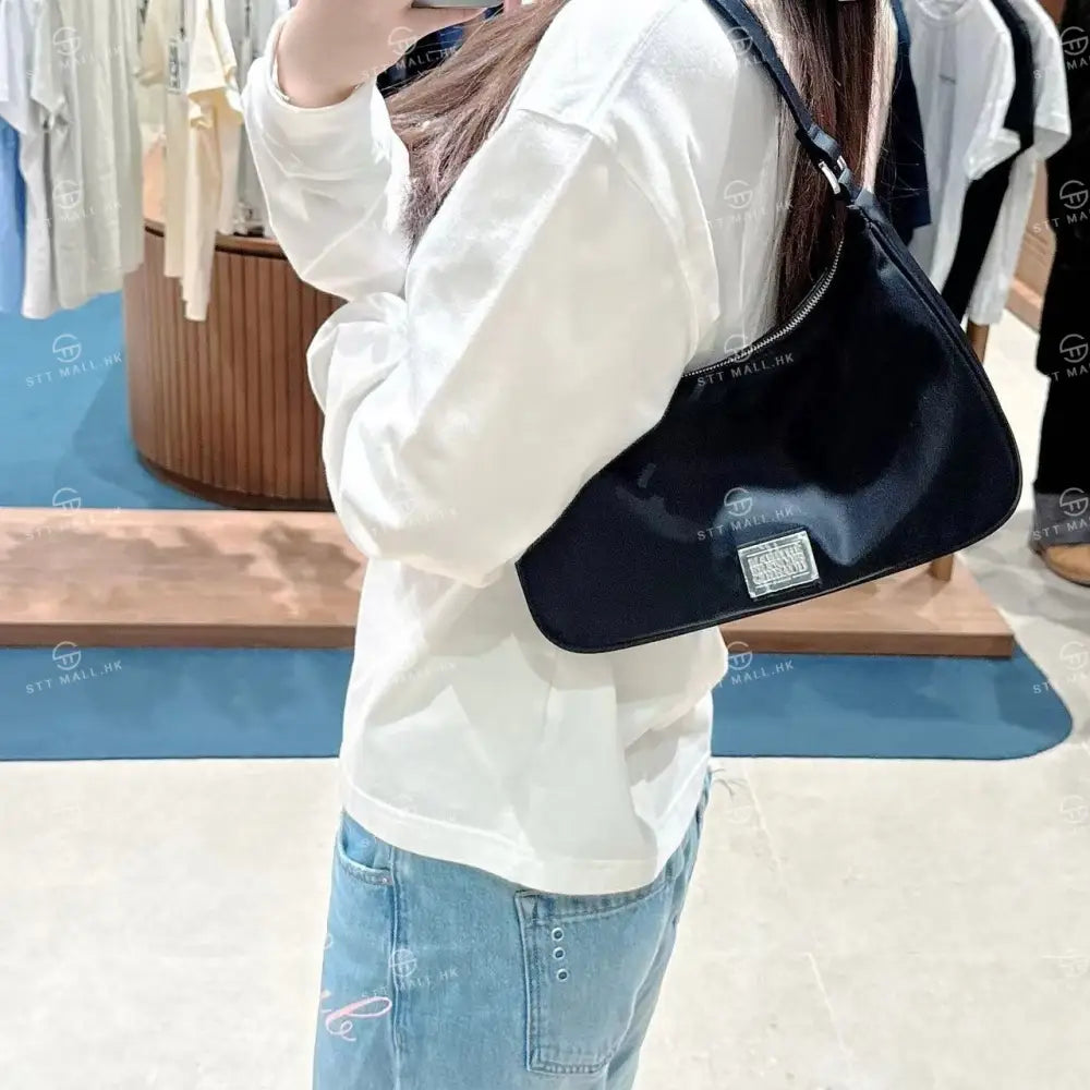 韓國 Marithe Francois Girbaud Classic Logo Hobo Bag【MD019】 一般商品