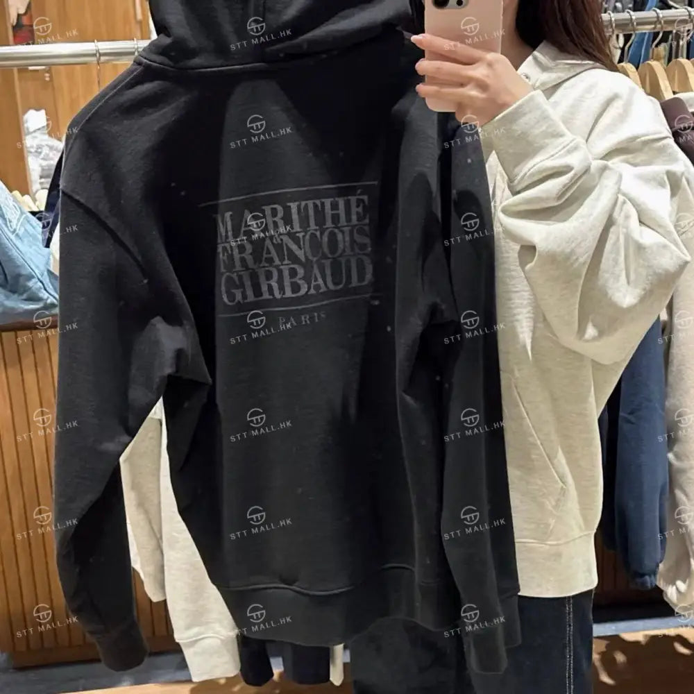 韓國 Marithe Francois Girbaud Classic Logo Hoodie Zipup【MD001】 一般商品