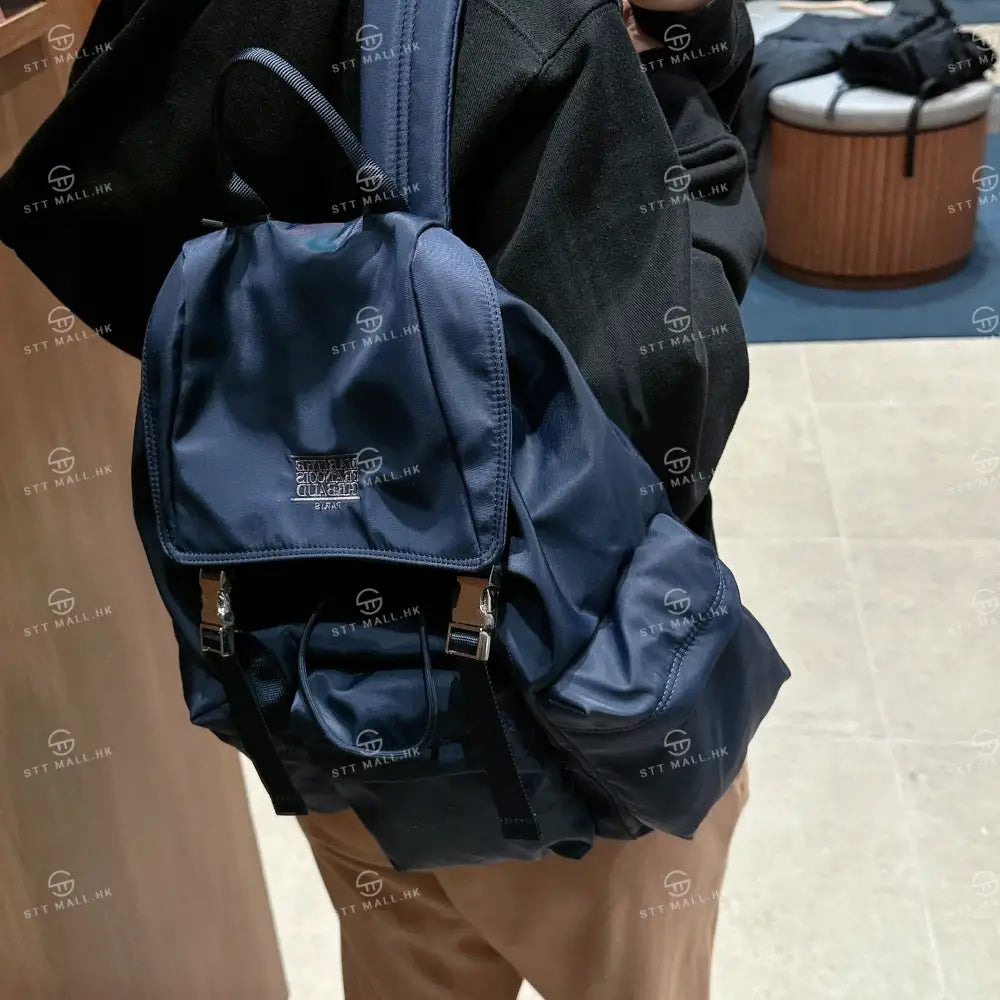 韓國 Marithe Francois Girbaud Classic Logo Metal Buckle Backpack【MD113】 一般商品