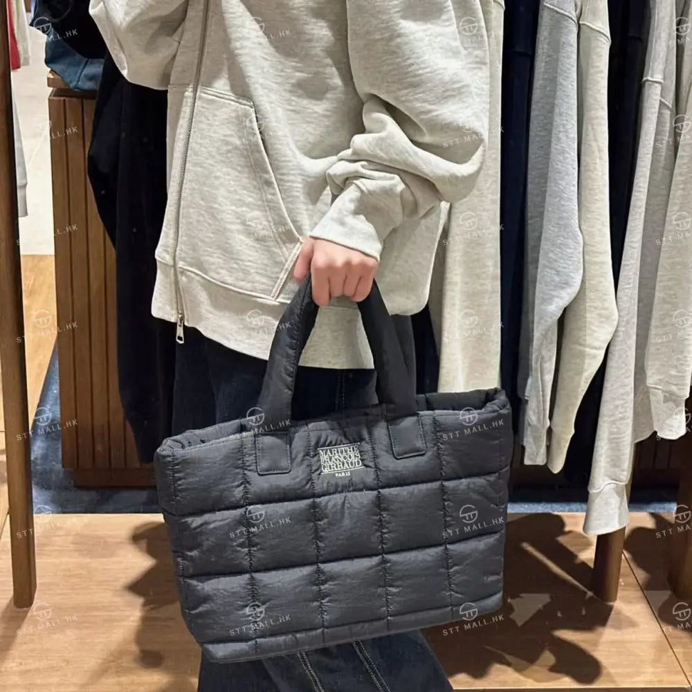 韓國 Marithe Francois Girbaud Classic Logo Padding Tote Bag【MD004】 一般商品