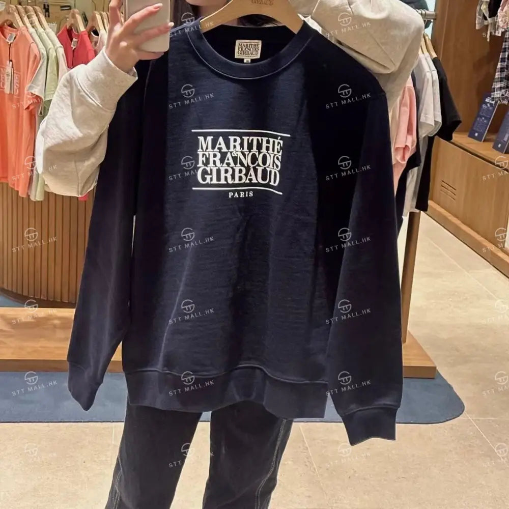 韓國 Marithe Francois Girbaud Classic Logo Sweatshirt【MD061】 一般商品