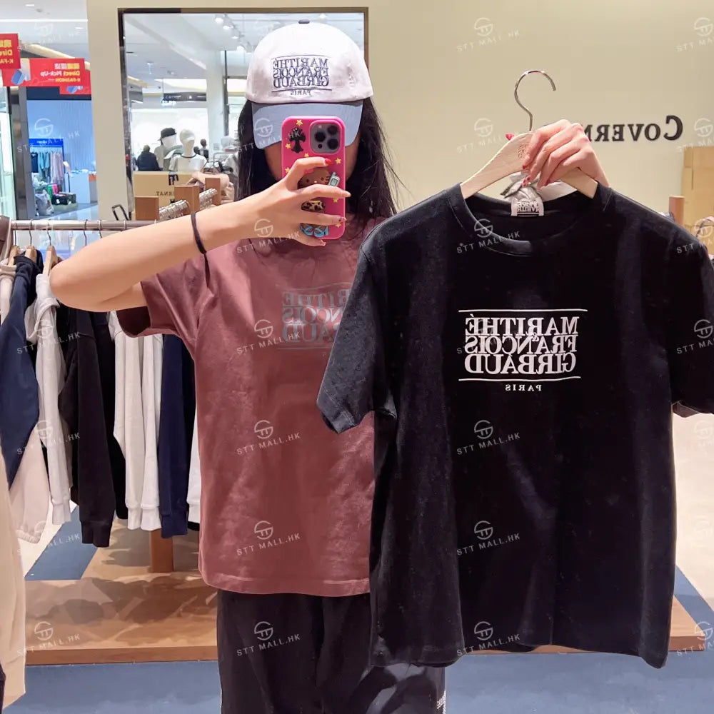 韓國 Marithe Francois Girbaud Classic Logo Tee【MD158】 Black / S 一般商品