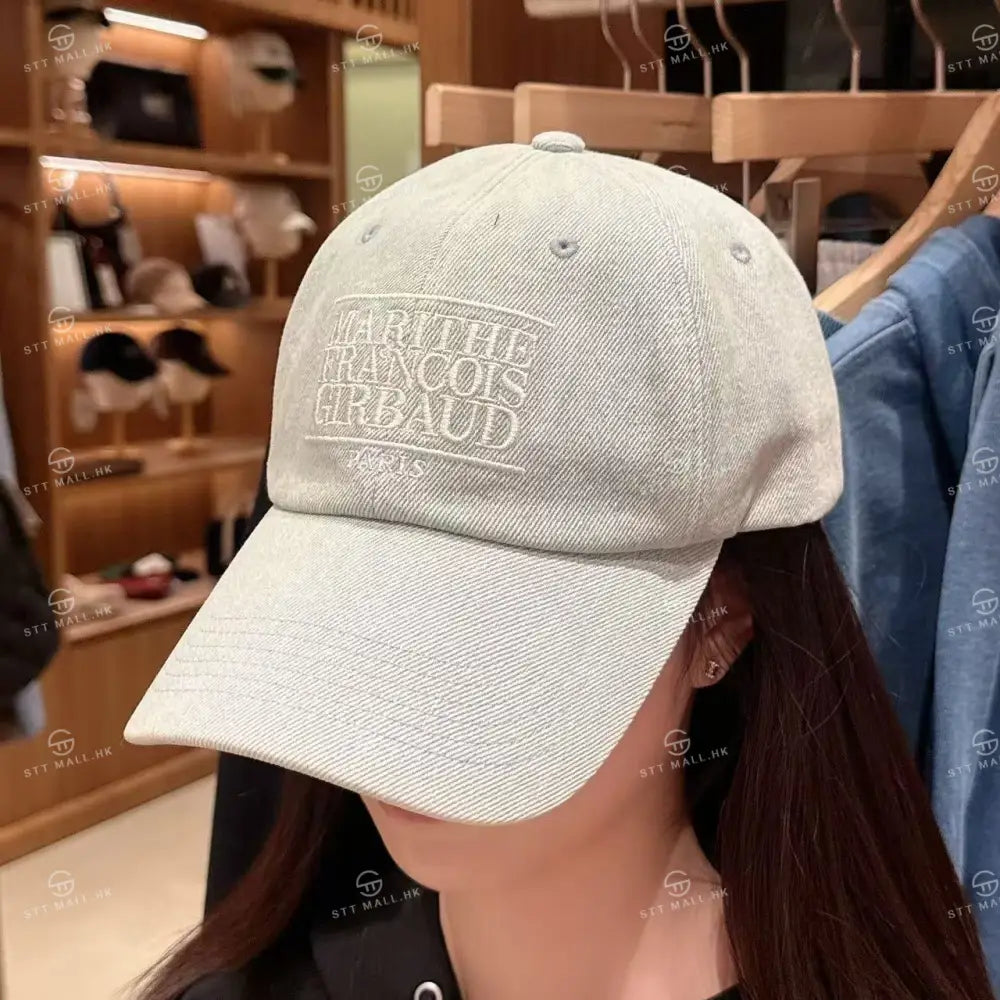 韓國 Marithe Francois Girbaud Denim Washing Classic Logo Covered Cap【MD077】 一般商品