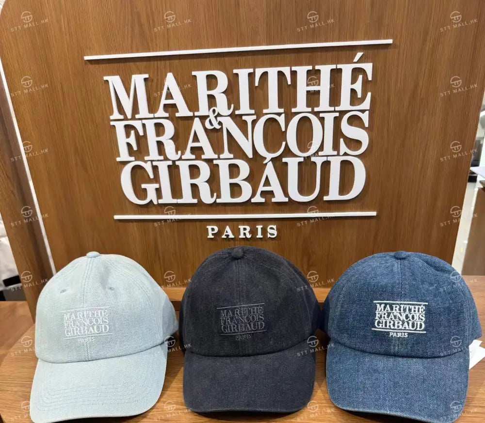韓國 Marithe Francois Girbaud Denim Washing Small Classic Logo Covered Cap【MD138】 一般商品
