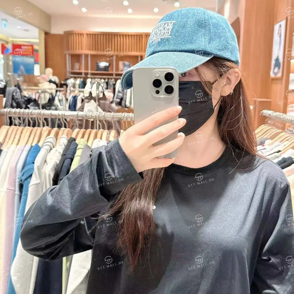 韓國 Marithe Francois Girbaud Denim Washing Small Classic Logo Covered Cap【MD138】 一般商品